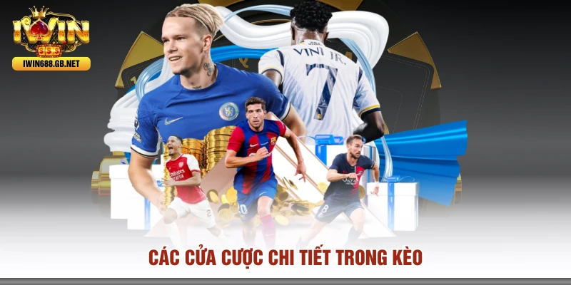 Các cửa cược chi tiết trong kèo